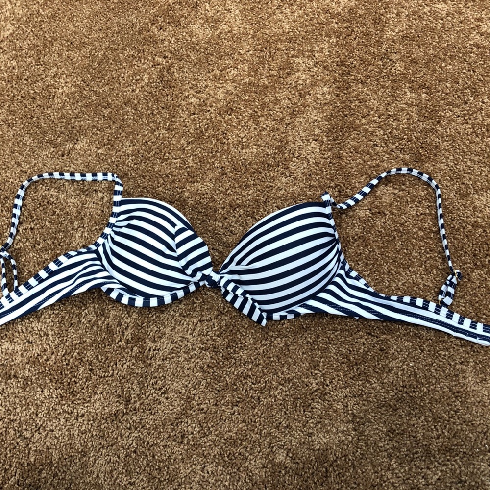 Navy & White Bikini Too